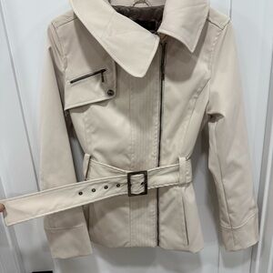 Zara short waterproof trench coat- size Small